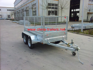 Galvanized Cage Trailer for Sale Tr0305