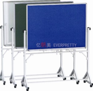 Wholesale Cheap Free Standing Movable School White Board with Metal Rack and Wheels Gt-78