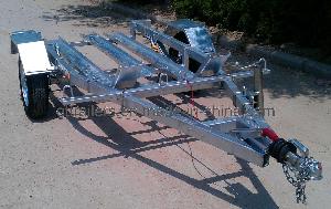 Hot DIP Galvanized Motorcycle Trailer for Two Motorcycle