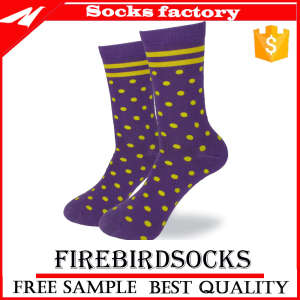 Cotton Dress Socks Jacquard Custom Socks for Men